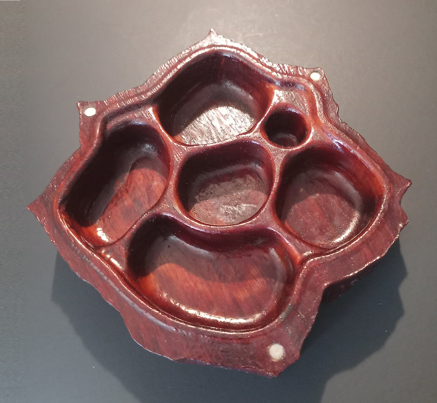 Rose Jewelry Box - 18 Ounce Padauk Wood